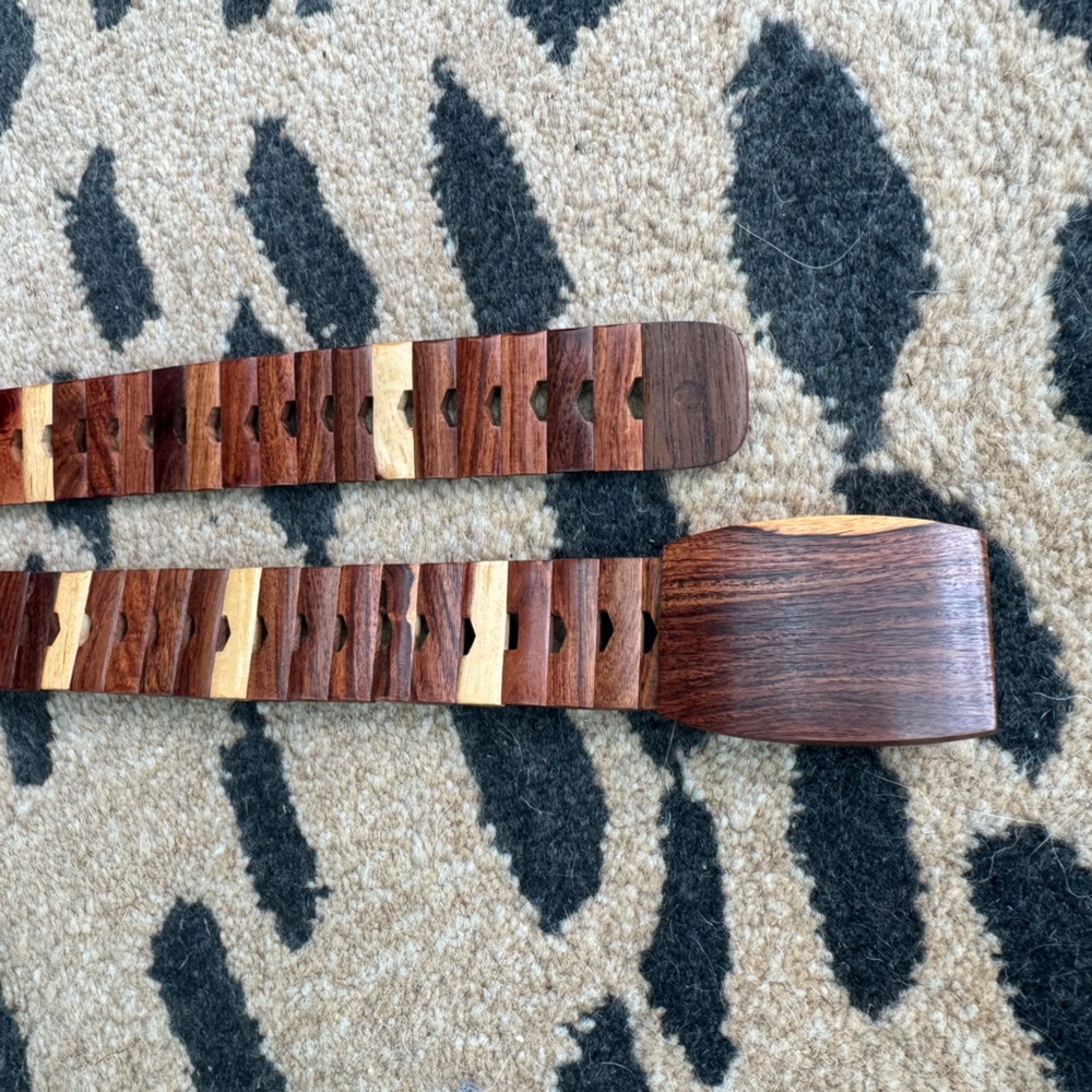 Beautiful unique wood belt